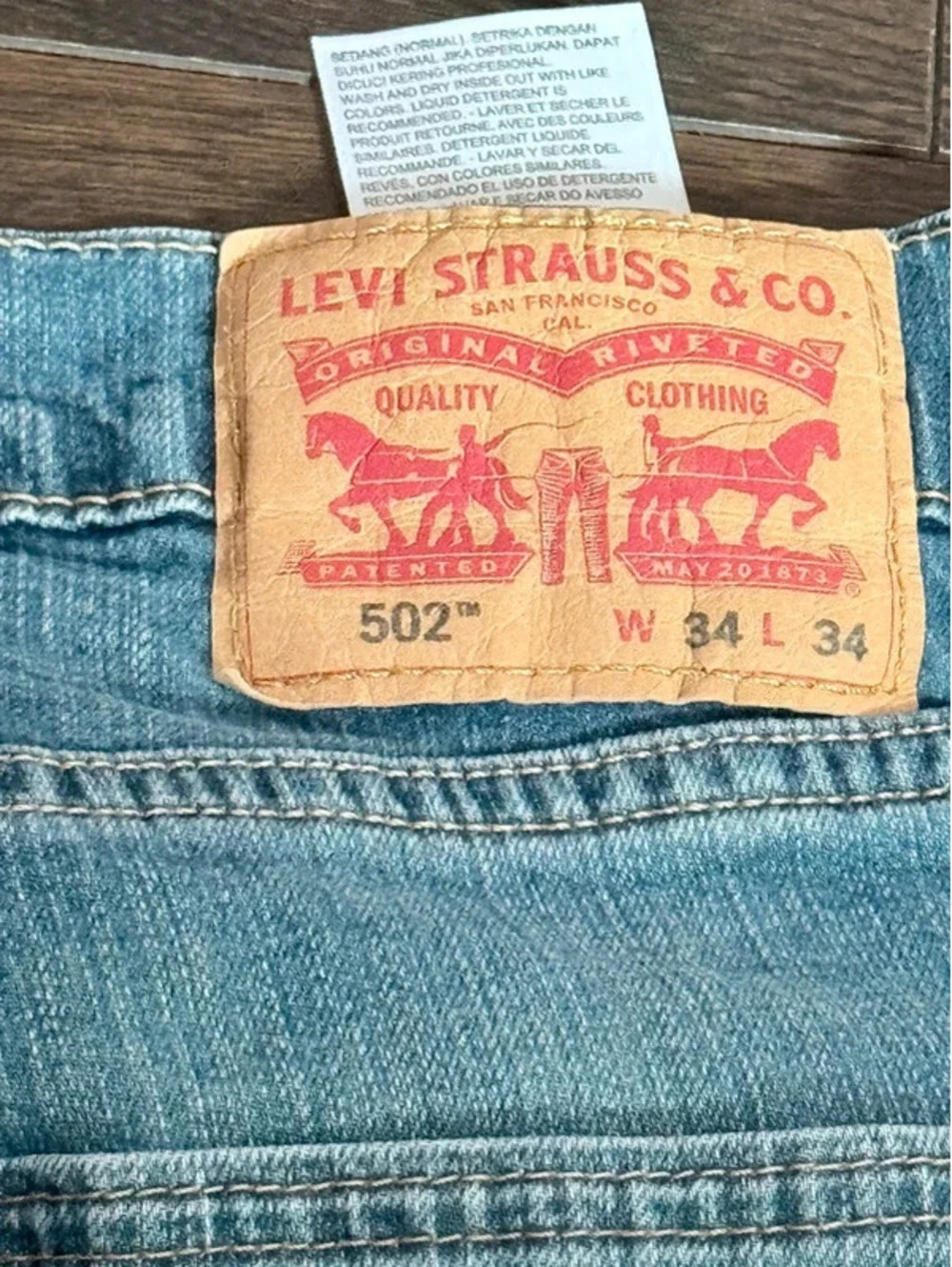 Levi’s 502 Men’s Jeans 34x34 225